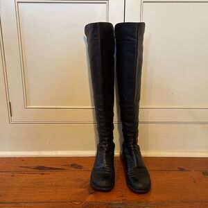 Stuart Weitzman black over-the-knee boot 7M